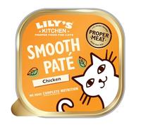 Lily's Kitchen Pâtée naturelle en barquette pour chats adultes, recette au poulet sans céréales (19 x 85g barquettes)