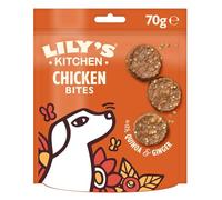 Lily’s Kitchen Fabriqué à partir d’ingrédients naturels Paquet de friandises pour Chiens Adultes Bouchées au Poulet à mâcher et Avaler pour Chiens de Petite, Moyenne et Grande Taille 8 x 70g