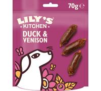 Lily's Kitchen Sausages Friandises Saucisses Pour Chien Canard Et Chevreuil 70g