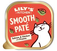 Lily's Kitchen Smooth Paté Pâtée Pour Chat Saumon Poulet Et Crevettes 85g