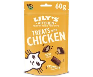 Lily's Kitchen Treats Friandises Pour Chat Poulet Et Foie 60g