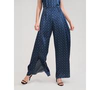 LILYSILK Pantalon En Soie Imprimée Ginkgo France Diamants blancs en bleu 44-46
