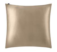 LilySilk Taie d'oreiller en Soie pour Cheveux 19 Momme 1 Pièce Housse de Coussin Soie Naturelle Soie de Mûrier Bio Anti-acariens Anti-Transpiration Anti-Ride Taie Oreiller Soie 65x65cm Bistré