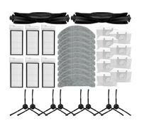 LILYY Accessoire pour aspirateur Xiaomi Roidmi EVE PLUS Filtre HEPA Accessoires Robot Aspirateur Balai Chiffon Brosse principale Sac à poussière Pièces remplaçables
