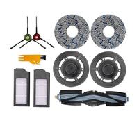 LILYY Kit d'accessoires de 10 pièces pour aspirateur robot Ecovacs Deebot T10 Turbo - Brosse latérale principale - Filtre HEPA - Support en tissu