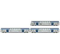 Lima Expert - HL5058 - FS Trenitalia Pack de 3 Voitures Vivalto 1 Cabine de Commande 2 Voitures Intermédiaires en Modèle Vivant Vivalito Matériel Ferroviairerolling, Autocars