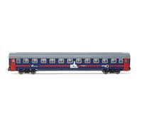 Lima - HL4051 - FS UIC-Z1 2Ème Classe Intercity Notte Basic Livrée Bleue avec Maquette Railwayrolling Matériel, Autocars