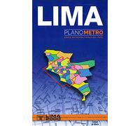 Lima : Plano Metro : Areas Metropolitanas Del Peru