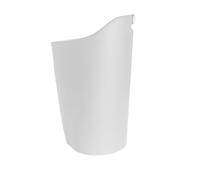 LIMAC Design SAPEL Coffre à Granulés en cuir, Boîte à granules, coffre à pellets avec poignée ergonomique, porte-granulés, Rangement pellets design, produit en Italie. (Blanc)