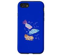 Limaces colorées sur Le thème de l'océan Coque pour iPhone SE (2020) / 7/8