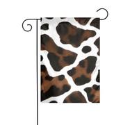 L'image abstraite de peau de vache YYHWHJDE taille précise de ce drapeau de jardin est de 30,5 x 45,7 cm, ce qui est un rapport d'or soigneusement conçu. Il s'adapte parfaitement à la grande majorité