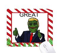 l'image de l'amérique président triste grenouille drôle tapis de souris canne de noël du tapis.