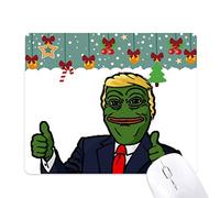 l'image de l'amérique président triste grenouille drôle tapis de souris en jeu - office mat noël