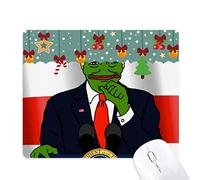 l'image de l'amérique président triste grenouille trump tapis de souris en jeu - office mat noël