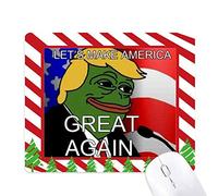 l'image de l'amérique triste grenouille président trump tapis de souris canne de noël du tapis.
