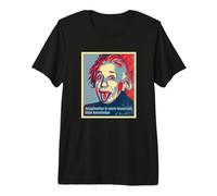L'imagination est Plus Importante Que la Connaissance T-Shirt Haut de Gamme