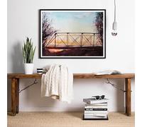 LIMAIDUO Affiche aquarelle One Tree Hill Bridge, série télévisée One Tree Hill, peinture sur toile, affiche 50x70cm sans cadre