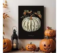 LIMAIDUO Grandes affiches de citrouilles, décoration murale d'automne, peinture de citrouille, salon (20x30cm/sans cadre)