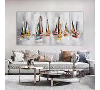 LIMAIDUO One Piece Abstrait Bateau Navire Affiches Voilier Peinture Impression Sur Toile Image Murale Pour Salon Moderne Décoration D'intérieur 30x60cm Sans Cadre