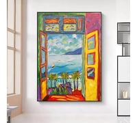 LIMAIDUO Peinture sur toile de paysage coloré de Matisse, célèbre art mural nordique, images pour décoration de salon, 70 x 100 cm, sans cadre