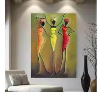 LIMAIDUO Reproduction d'un tableau classique représentant une jeune fille nue sur toile, idéal pour une décoration murale moderne (80x120cm/sans cadre).