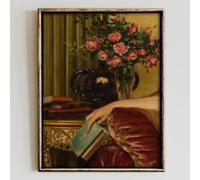 LIMAIDUO Toile murale, portrait vintage, portrait d'alter, peinture imprimée, décor d'humeur, ensemble mural de galerie, décor baroque antique, cadre 60x90 cm