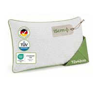 Limarmo Oreiller Ergonomique Cervical de Soutien en Mousse à Mémoire de Forme et Gel, 4 Hauteurs Réglables, Oreiller pour Dormir sur Le Dos et Le Côté