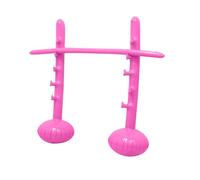 Limbes gonflables - 57 pouces de saut en haut Game Pole | Ensemble de PVC de décoration de fête hawaïenne - Activité interactive à hauteur réglable pour les anniversaires, fêtes de la piscine, les