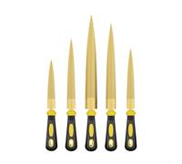 Lime à bois durable en acier au carbone avec double face demi-ronde et plate pour le travail du bois multifonction et poignée ergonomique antidérapante (2)