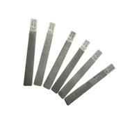 Lime à frettes de guitare 6 pièces Outil de polissage - Lime pour biseau de frettes | Pour bord extrême sous instrument à cordes pour étudiants en musique et musicien