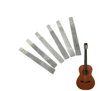 Lime à frettes, outil biseauté 6 pièces | Lime biseautée pour frettes de guitare - Pour la réparation des basses sur les touches et les instruments à cordes pour étudiants en musique et musiciens