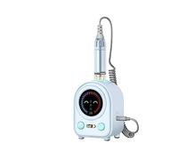 Lime a Ongle Electrique, Perceuse à ongles Cute Smile, accessoires de lime à ongles électrique 35000 tr/min, ponceuse à vernis à ongles, ensemble de manucure professionnel(Blauw)