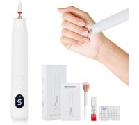 Lime A Ongle Electrique Professionnelle,18000 Tr/Min,Ponceuse Pour Ongles Sans Fil Avec Lumière Led,Polissoir A Ongle 5 Vitesses Bidirectionnelle,Kit Pedicure Manucure Semi Permanent Pour Pied