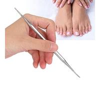 Lime à ongles à double tête, lime à ongles pour orteils incarnés en acier inoxydable Outil de pédicure pour poussoir à ongles incarné pour la correction des ongles incarnés, Lime à ongles incarnés