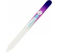 Lime à ongles antibactérienne en verre Antibactif, violet