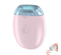 Lime à Ongles Automatique Universelle, Lime Electrique, Polisseur Ponceuse Pour Ongles, Coupe Ongle Electrique Avec Lumière Led Et 3 Vitesses, Coupe-Ongles Et Polisseur Automatique (Rose)