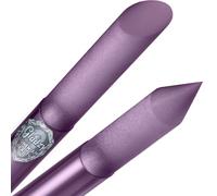 Lime à Ongles avec poussoir à Cuticules en Verre - Bâton de manucure, dissolvant à cuticules professionnel de précision, surface abrasive qui ne s’use jamais, qualité tchèque authentique par Gladzy