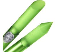 Lime à Ongles avec poussoir à Cuticules en Verre - Bâton de manucure, dissolvant à cuticules professionnel de précision, surface abrasive qui ne s’use jamais, qualité tchèque authentique par Gladzy