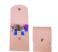 Lime à Ongles Ciseaux à Ongles Kit Manucure Pédicure Pratique à Utiliser Ensemble de Manucure Robuste pour Outil à Ongles de Voyage, 4 pièces Couleur B