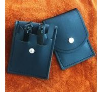 Lime à Ongles Ciseaux à Ongles Kit Manucure Pédicure Pratique à Utiliser Ensemble de Manucure Robuste pour Outil à Ongles de Voyage, 4 pièces Noir