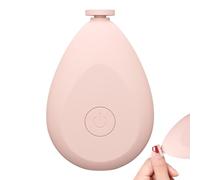 Lime à ongles électrique bébé - Lime à ongles pour bébé avec 4 têtes de meulage - Forme de goutte, ciseaux à ongles pour nouveau-nés, tout-petits ou adultes, soins, polissage et garniture, Fukamou