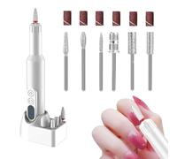 Lime À Ongles Électrique, Lime Électronique Rechargeable À Faible Bruit, Accessoires De Manucure Puissants Et Flexibles Pour Adultes Débutants Passionnés Experts