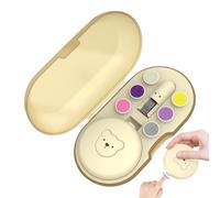 Lime à ongles électrique pour bébé | Kit de soins pour bébé - Vernis à mains et pieds avec étui de rangement pour bébé à adulte