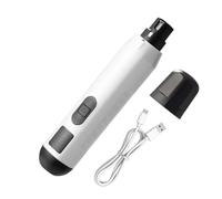 Lime à ongles électrique pour chien - Rechargeable par USB, 5 niveaux de réglage, meuleuse silencieuse, électrique, outil de soins des ongles pour animaux de compagnie, chiens, chats, chatons