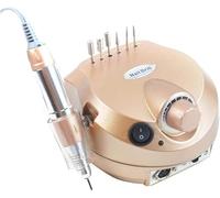 Lime à Ongles électrique Professionnel 35000rpm Manucure Kit De Pédicure Perceuse à Lime électrique pour Durcissement Gel Vernis à Ongles Outils De Manucure Nail Art, Gold