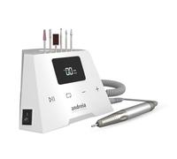 Lime à ongles électrique professionnelle pour ongles en acrylique et gel - Pour bureau + 6 forets + 6 sables - Moteur sans balais 85 W - Faible bruit - Sans vibrations - Autonomie de 10 h