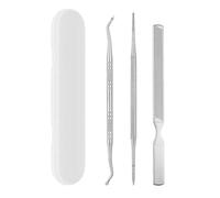 Lime À Ongles Longue En Acier Pour Onychomycose,3 Pcs Lime À Ongles Incarnéongles Incarnés,Ongles Épais Et Fongiques Avec Rehausseur D'ongles À Double Extrémité