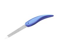 Lime à Ongles Saphir REMOS Lime de Poche Bleue, Pliable et Double Face pour Ongles en Gel, Acryliques et Naturels - Compacte, Hygiénique et Idéale pour le Voyage et la Manucure - 7.5cm/13.5cm