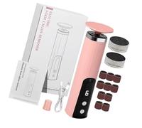 Lime à pied électrique à arrêt automatique, adaptée voyages | Transducteur de pression, moteur 1000 / min, Rechargeable par USB, dispositif d ' élimination des peaux mortes,