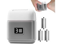 Lime à pied électrique avec 3 têtes pour le nettoyage des pieds et l'élimination des callosités, broyeur électrique de pied rechargeable par USB pour les pieds lisses, machine de soin des pieds pour